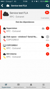 Fiche d'un service utilisateur