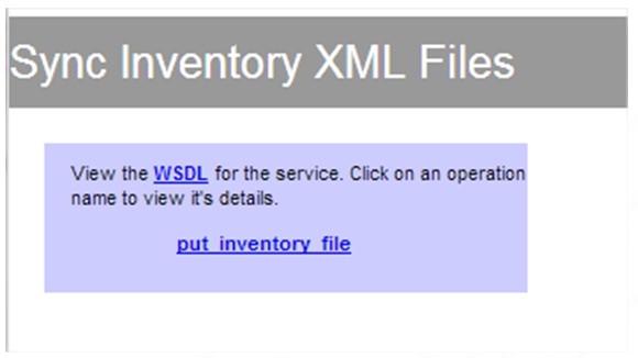 Inventory - Web test
